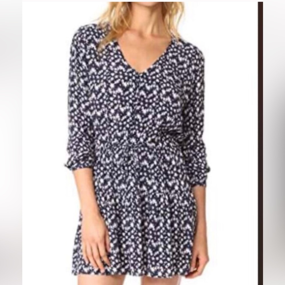 RAILS Willa stellar long sleeve blue dress Size XS